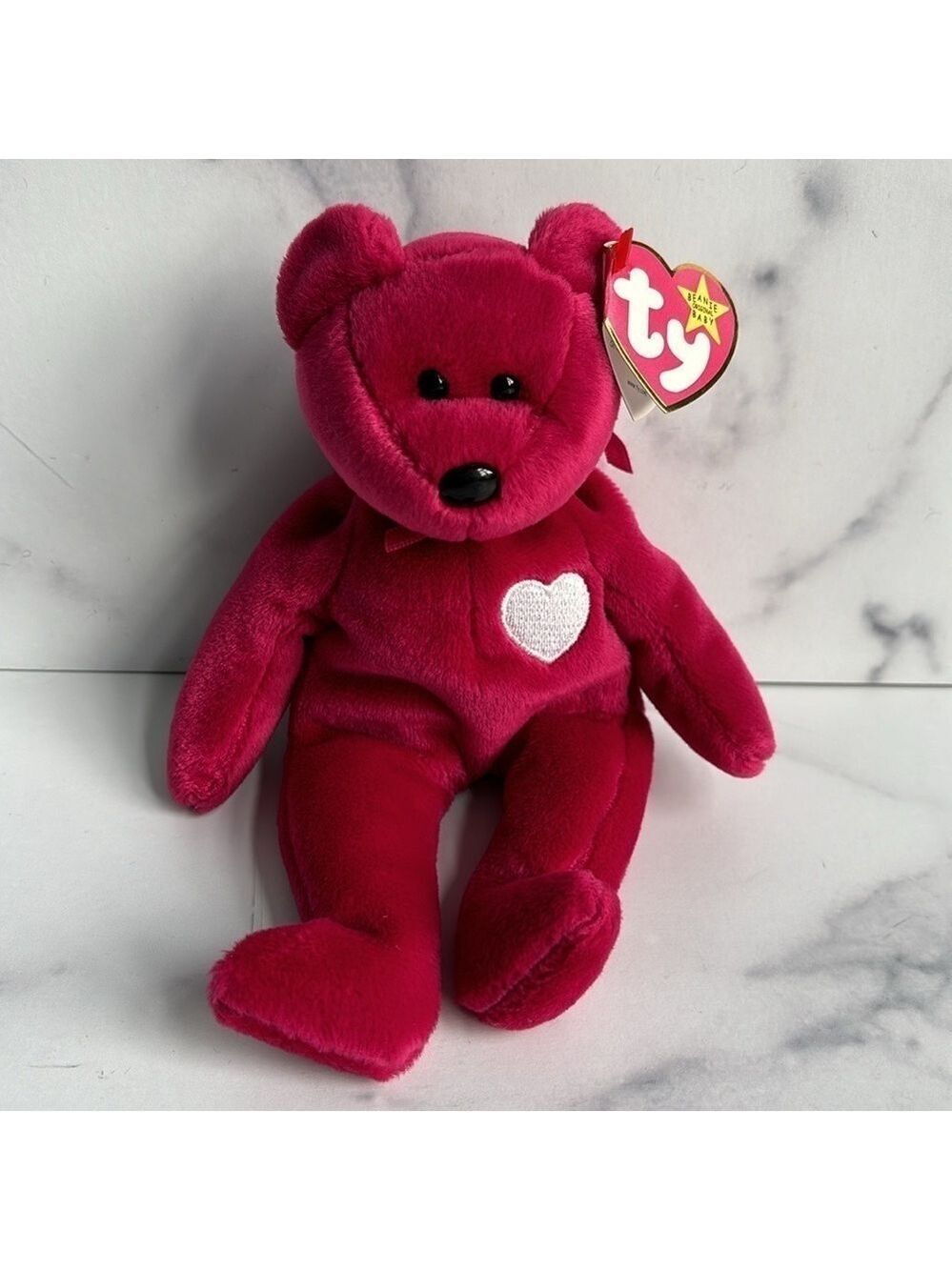 TY Beanie Babies Valentina The Bear 1998 Retired Rare Vintage
